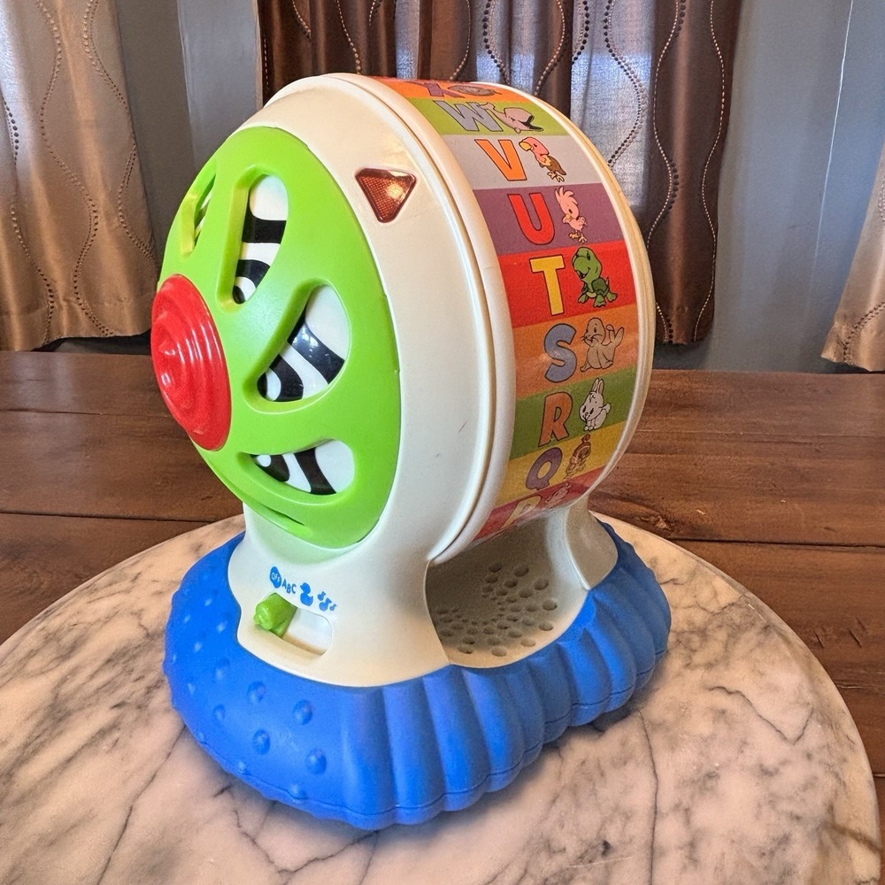 LeapFrog Sing And Spin Alphabet Zoo Three Learning Modes TESTED  WORKS